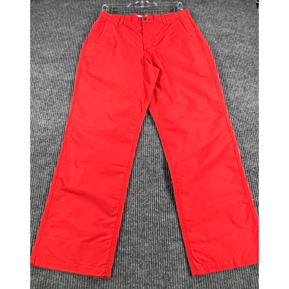 Mountain Khakis Pants Mens 31x30 Red Chino Hiking Outdoor Casual Camping Fishing